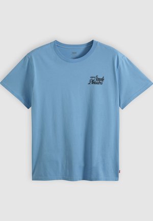 Levi's®, RELAXED FIT TEE - T-shirt print - simple pleasures 2 moonlight blue body simple pleasures back graphic in black