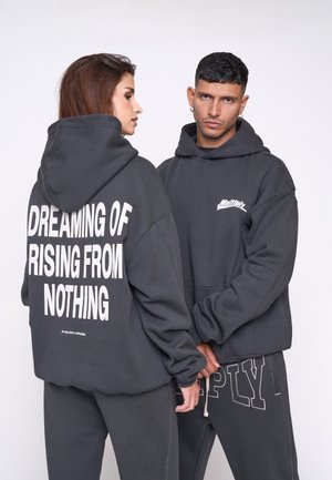 RISING - Hættetrøje - black soda