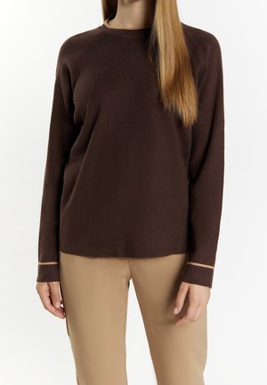 Pullover - dark brown