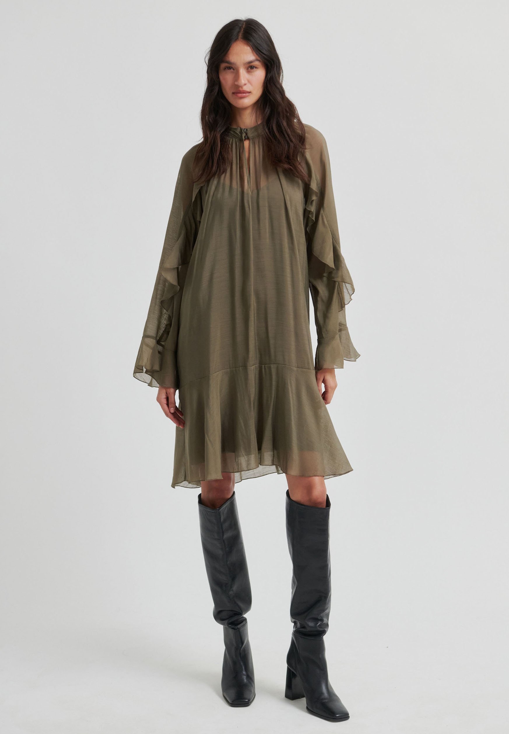 Second Female Day dress - tarmac/light green - Zalando.ie