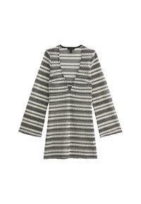 STRIPED CROCHET  - Complementos de playa - black pattern