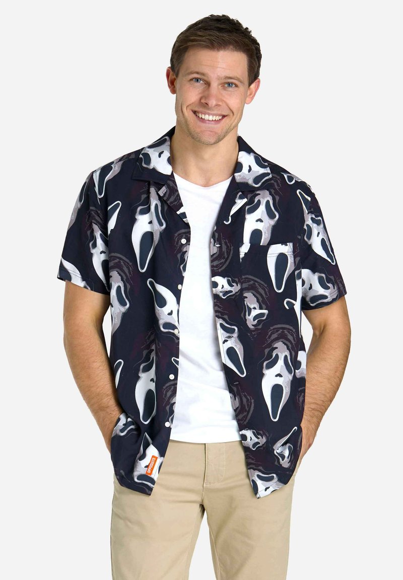 OppoSuits SHORT SLEEVE - Vapaa-ajan kauluspaita - black