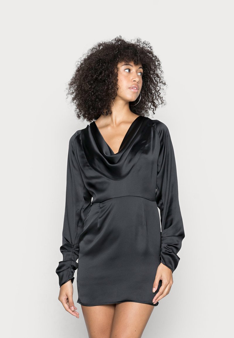 Damen Kleider | NA-KD NECKLINE DETAIL DRESSEtuikleidblack/schwarz - XP05552 Damen Kleider | NA-KD NECKLINE DETAIL DRESSEtuikleidblack/schwarz - XP05552