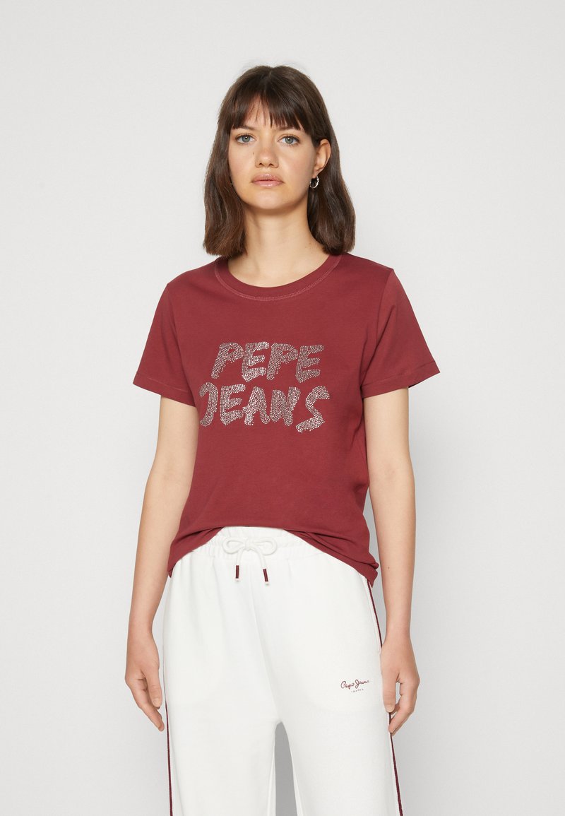 Moda Mujer Camiseta Básica Pepe Jeans Ruby Para Mujer - 100