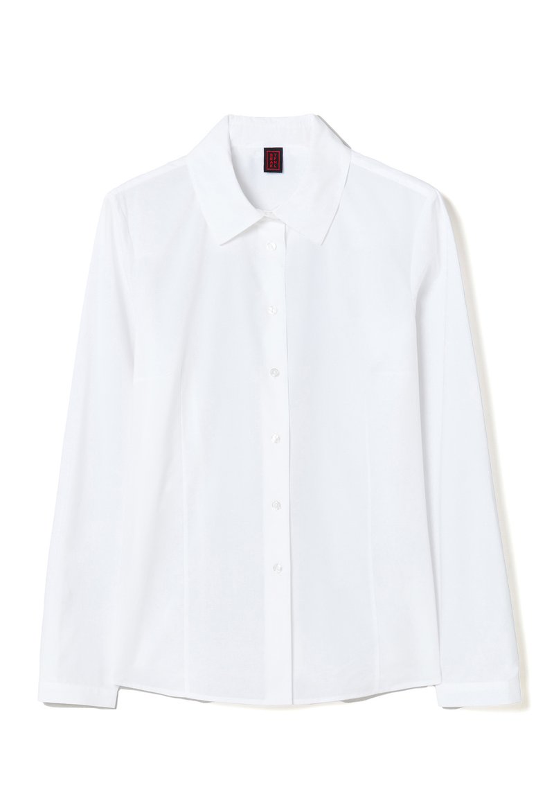 Stefanel Overhemdblouse wit Stefanel Overhemdblouse wit