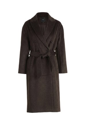 zero, Trenchcoat - dark brown melange