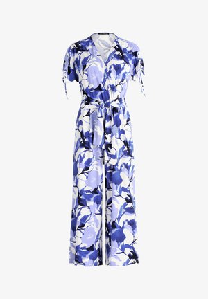 Betty Barclay, BETTY BARCLAY MIT EINGRIFFTASCHEN JUMPSUIT - Combinaison - weiß blau