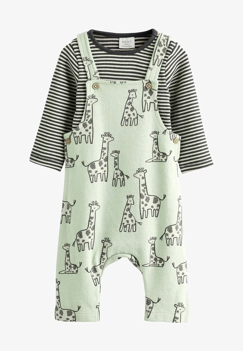 Next SET - REGULAR FIT - Body - sage green giraffe