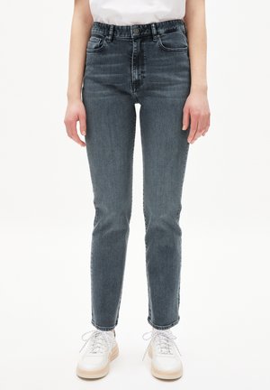 Straight leg jeans - dirty denim