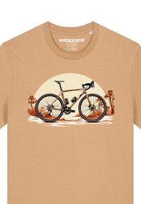 watapparel T-shirt print - latte