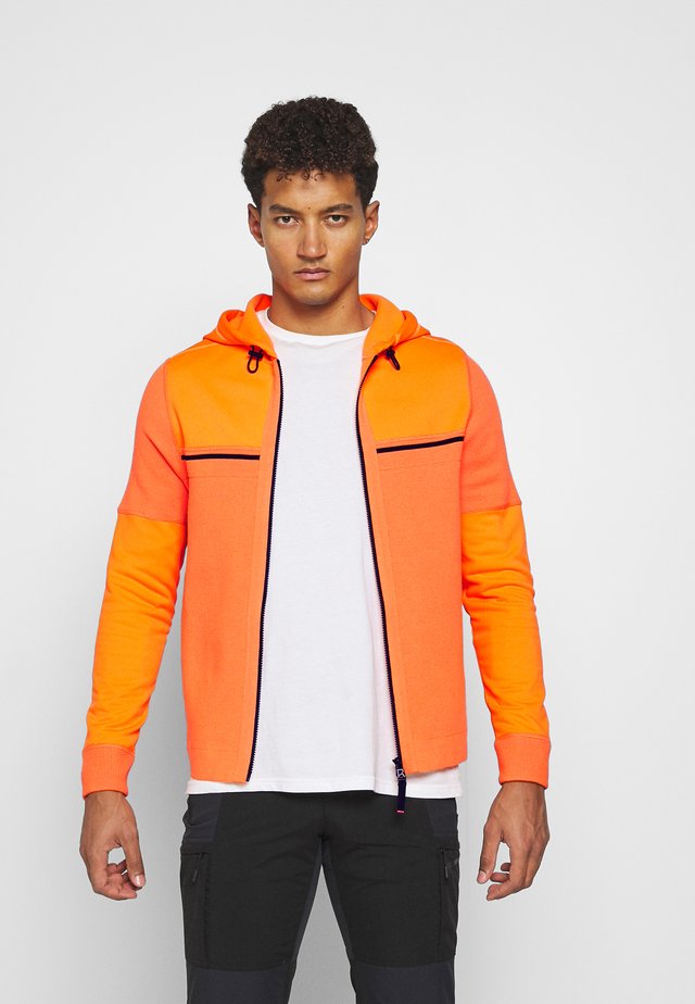 LUCO - veste en sweat zippée - orange