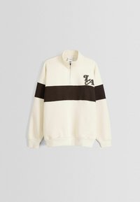 Bershka Sudadera - white