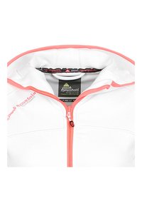 Peak Mountain POLARSHELL FEMME ACAMPUS - Sweat zippé - blanc