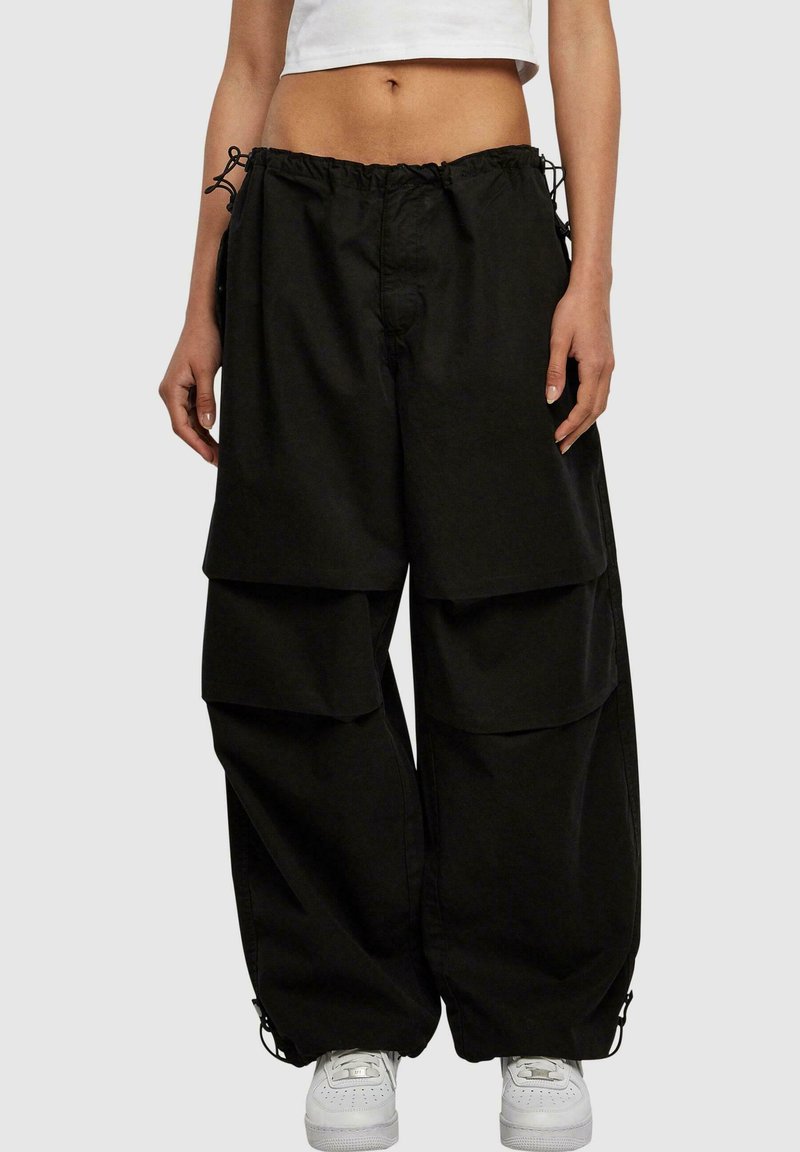 Urban Classics - PARACHUTE - Trousers - black, Enlarge