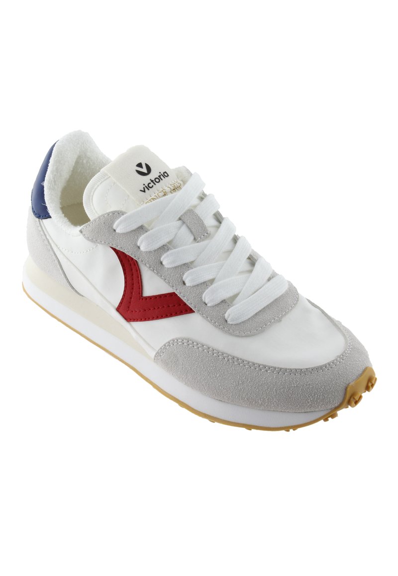 Victoria Sneakers Donna In Velluto Poliestere Rosso, Modello Velvet Con Zeppa 3,5 Cm