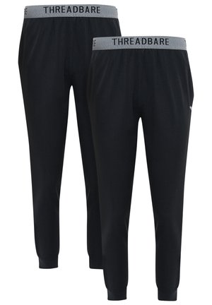 2 PACK  - Nachtwäsche Hose - black
