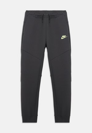 UNISEX - Træningsbukser - anthracite/black/lime