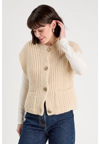 Cache Cache Veste sans manches - ecru