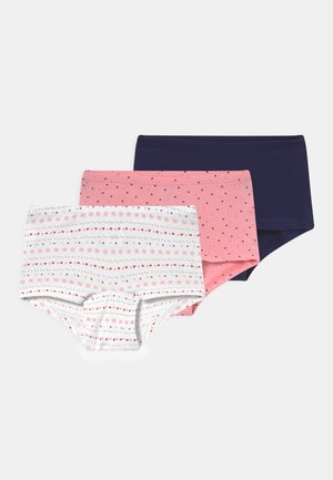 3 PACK - Boxerky - white/rose/dark blue