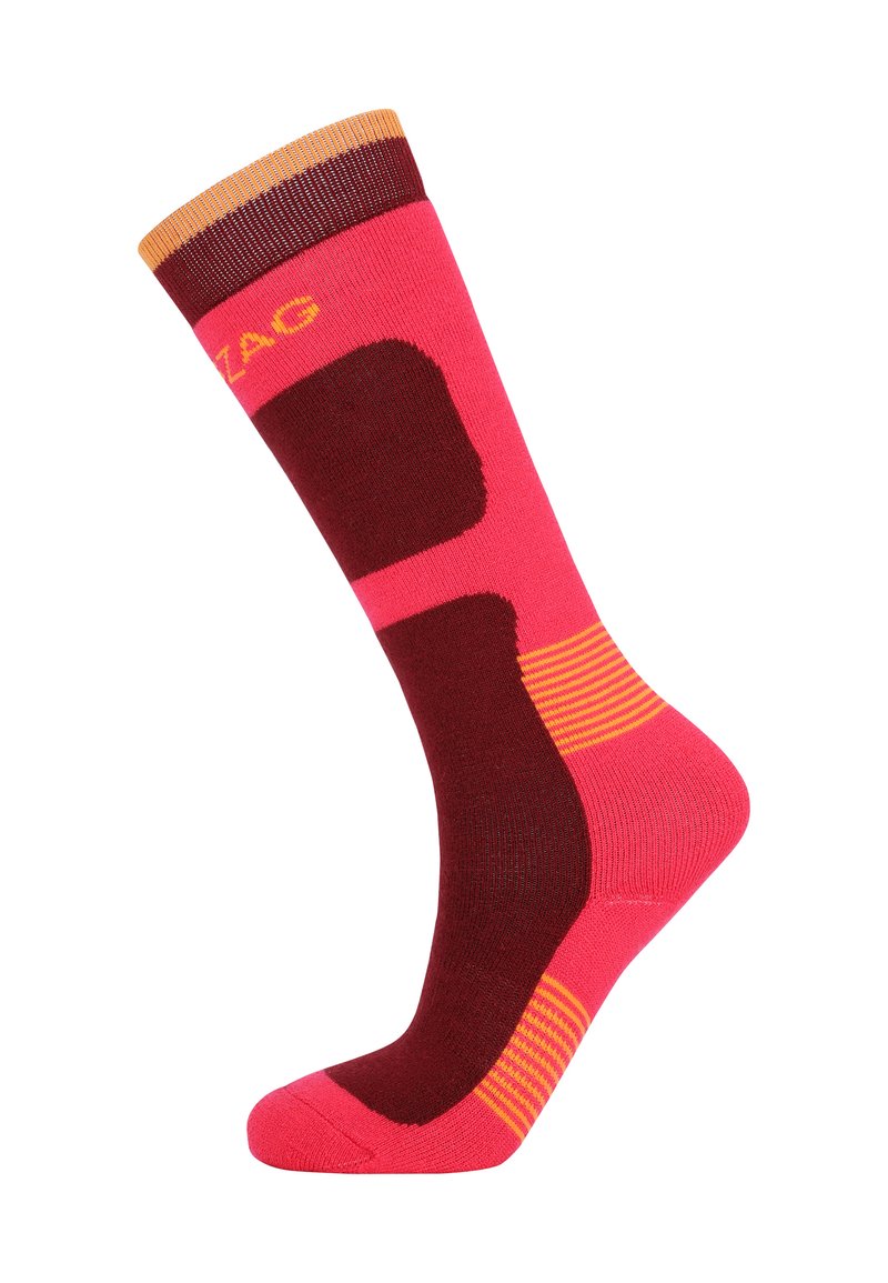 ZIGZAG TIPPY - Overknee kousen  - raspberry