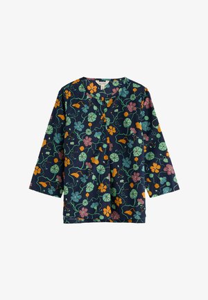 Seasalt Cornwall, SEASALT CORNWALL WATERCOLOUR SKETCH TOP - Μπλούζα - multi - nasturtium press maritime