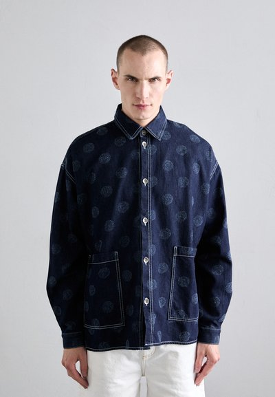 Henrik Vibskov BIG  - Vapaa-ajan kauluspaita - dark blue