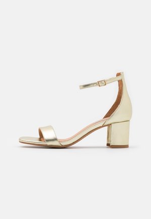 Sandalias - gold-coloured