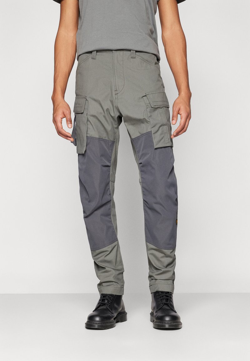 G-STAR 3D REGULAR TAPERED CARGO - Pantalones cargo - grey