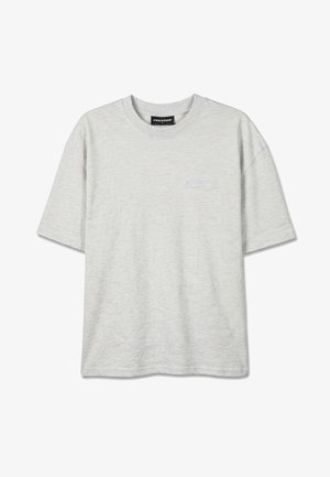 Pegador, LOGO OVERSIZED TEE - T-Shirt basic - cloud grey/melange white