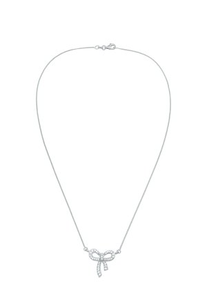 SPARKLING BOW - Necklace - silberfarben