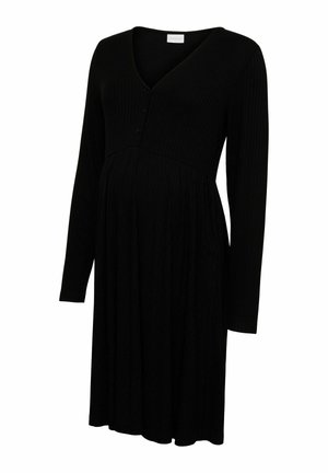 MAMALICIOUS, MAMALICIOUS KLEID MLTRINITY UMSTANDSKLEID - Strikkjoler - black