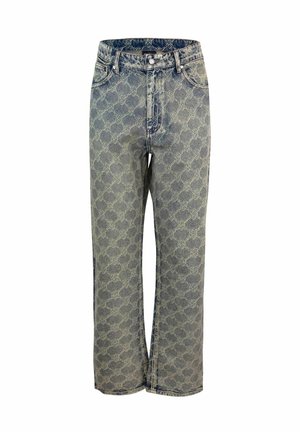 SHIELD LASER WASHED - Jeans Straight Leg - blu