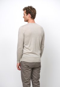 PROFUOMO THE MERINO CREW-NECK - Stickad tröja - beige