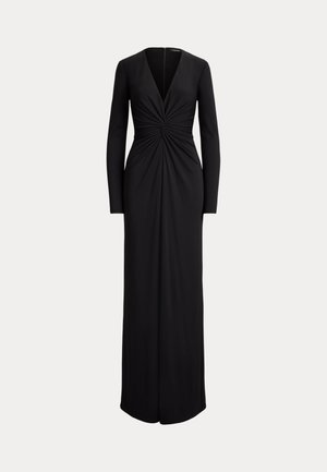 Lauren Ralph Lauren, TWIST FRONT STRETCH JERSEY GOWN - Vestido ligero - black