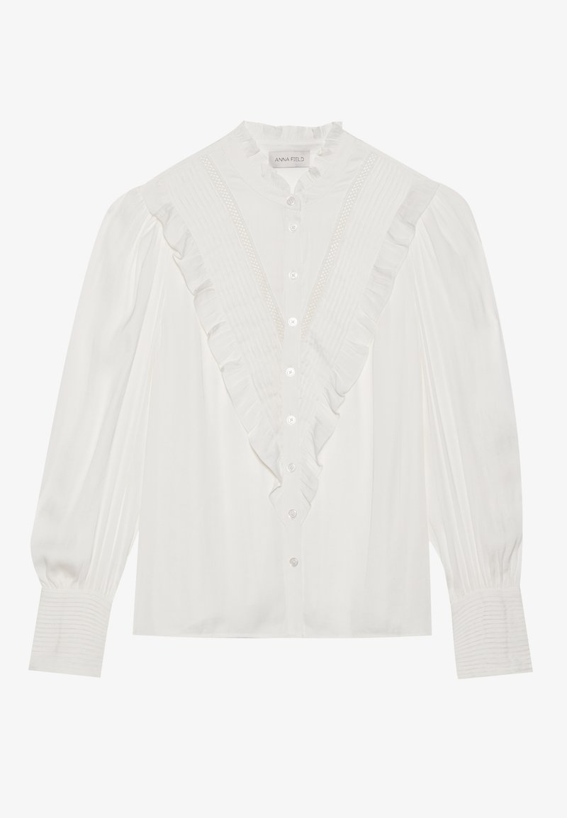 Anna Field Overhemdblouse wit Anna Field Overhemdblouse wit