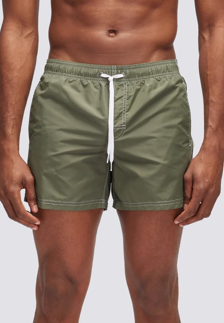 Slip De Bain Sundek - Taille XS - Couleur Olive/kaki - Neuf Avec étiquettes - Pour Homme