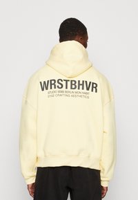 WRSTBHVR - STUDIO HOODIE UNISEX - Hoodie - double cream - 0