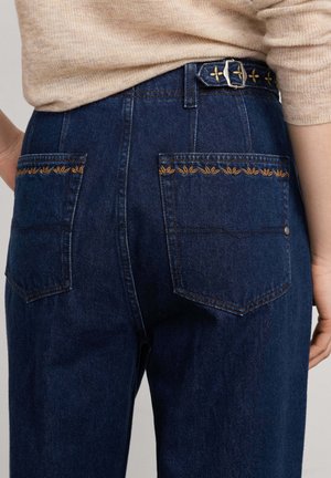 Pepe Jeans, PEPE JEANS TROUSERS W11 ANNI CHINO EMBROIDERY - Jeans a sigaretta - oz blue rigid denim