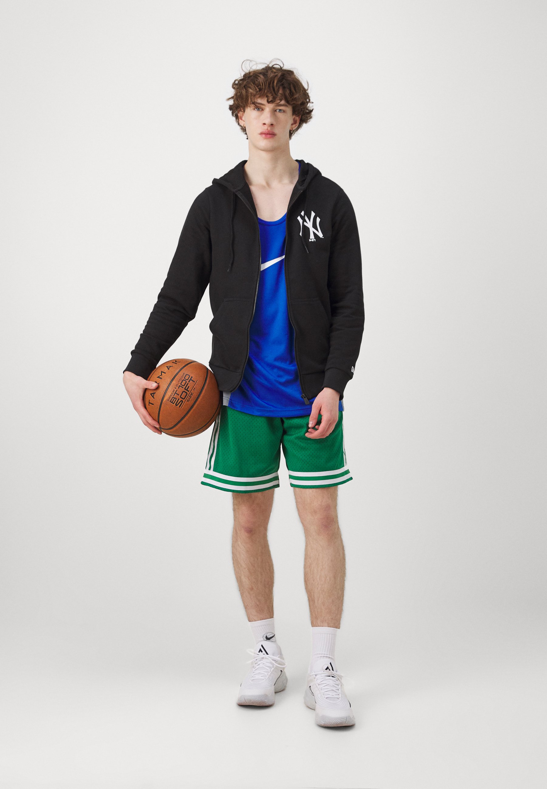 New Era MLB NEW YORK YANKEES FULL ZIP HOODY - Fanartikel - black