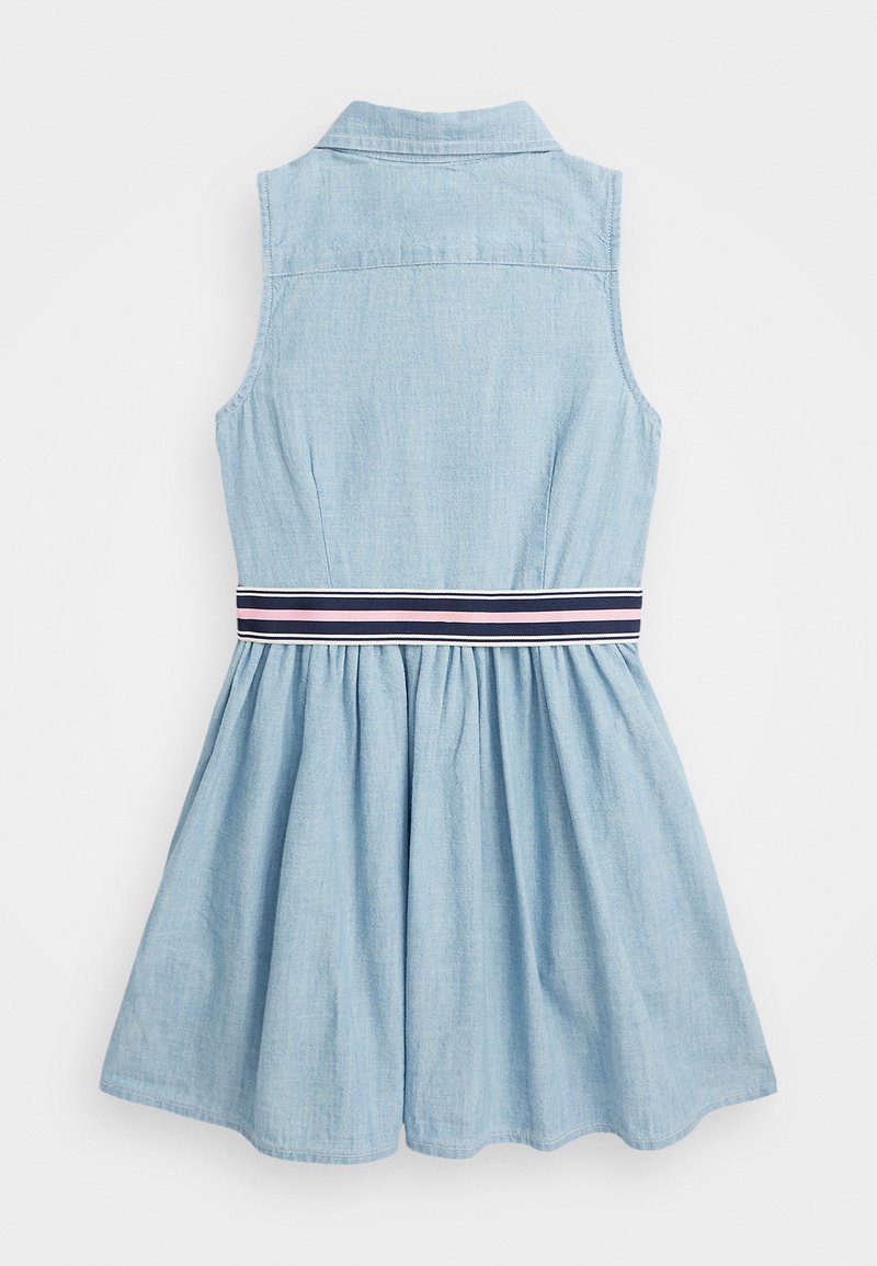 Polo Ralph Lauren BELTED COTTON CHAMBRAY SHIRTDRESS Denim dress