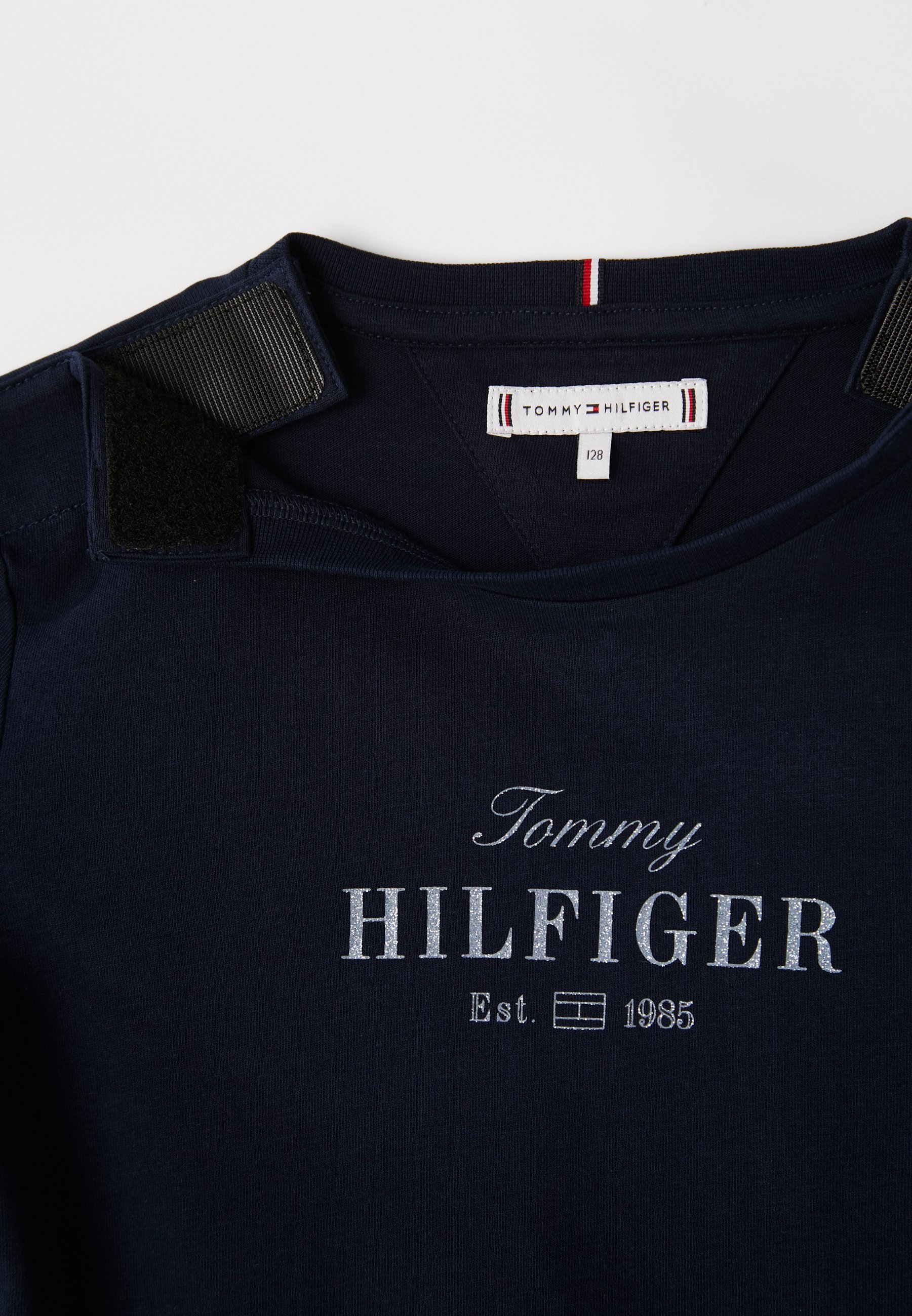 Tommy Hilfiger SCRIPT TEE UNISEX - T-shirt con stampa - dark