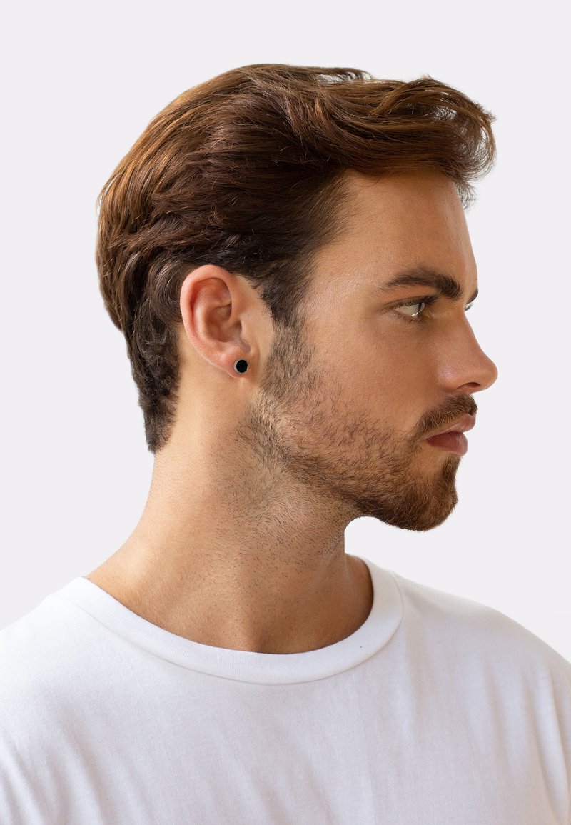 Herren Halsketten | KUZZOI BASIC LOOK Ohrringe silver-coloured/silberfarben - LI82455 Herren Halsketten | KUZZOI BASIC LOOK Ohrringe silver-coloured/silberfarben - LI82455