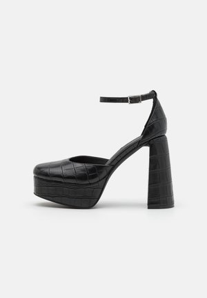 DeeZee Aukštakulniai su platforma - black