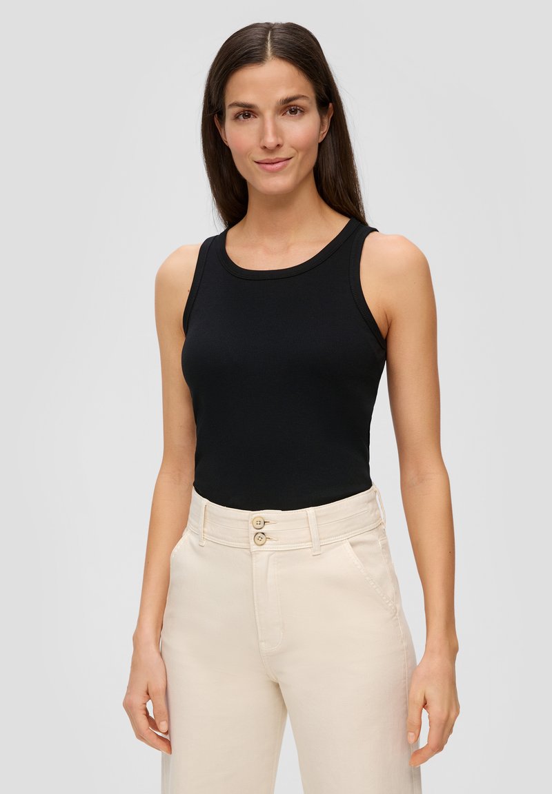 Top Donna S.Oliver 2132325 – Jersey Elasticizzato A Righe, Scollo Rotondo, Vestibilità Larga - 2