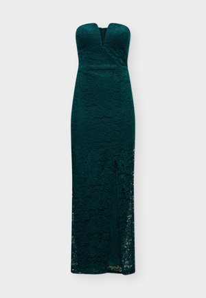 WAL G., SORAYA STRAPLESS SIDE SPLIT - Коктейлна рокля/Парти рокля - emerald green