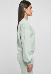 Urban Classics MELANGE CREWNECK - Mikina - salvia melange
