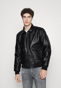 Schott Giacca di pelle - black