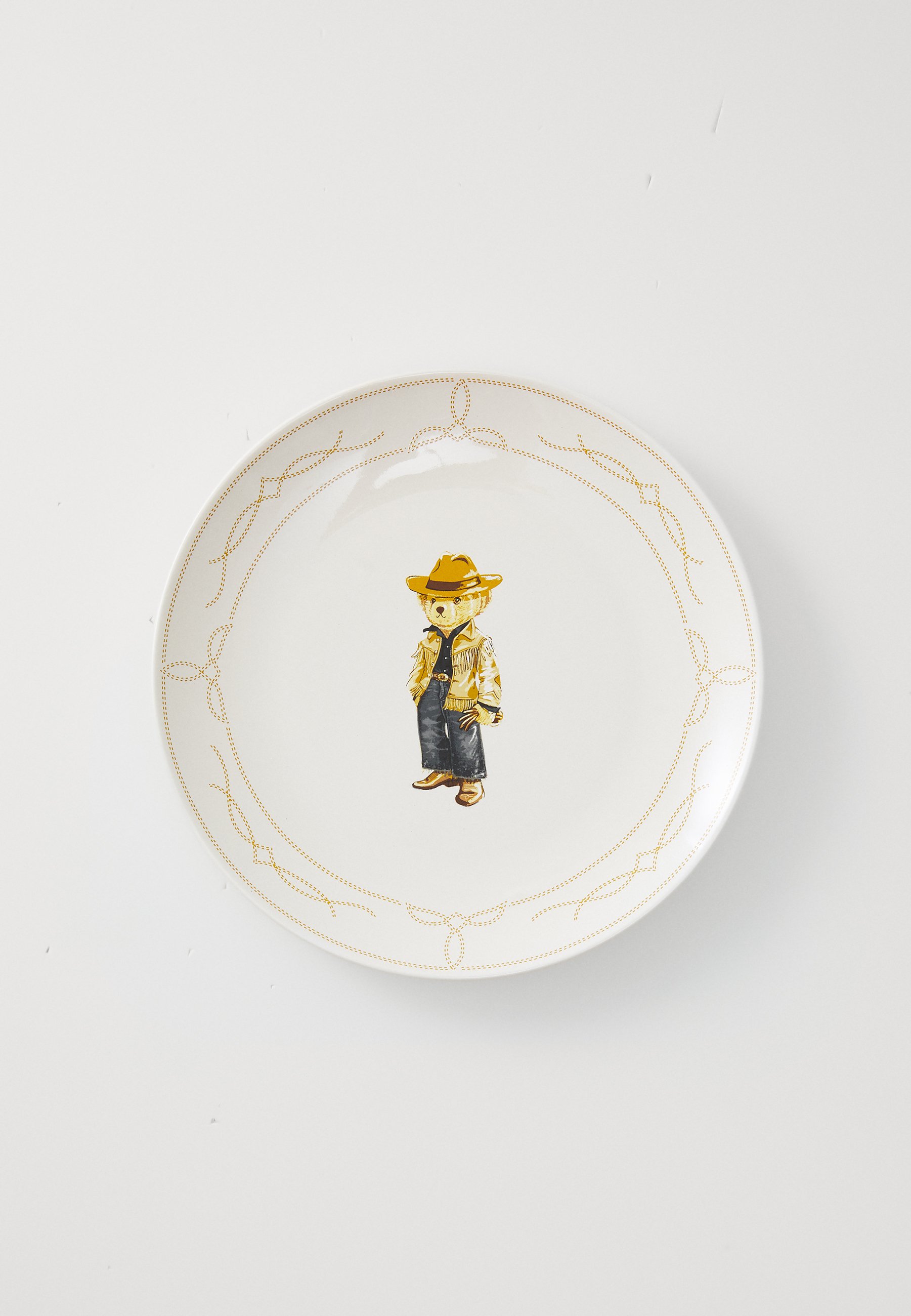 RALPH LAUREN ×Tコラボ大皿 Polo Ralph Lauren HOLIDAY 25 BEAR S/4 DSRT PLT - Talerz/czarny