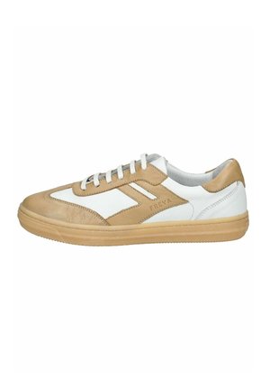 Sneakers laag - weiß camel