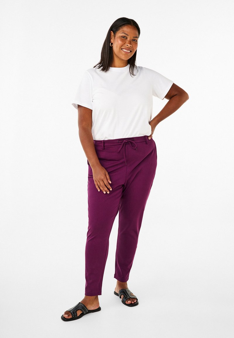Zizzi MADDISON - Hlače - potent purple